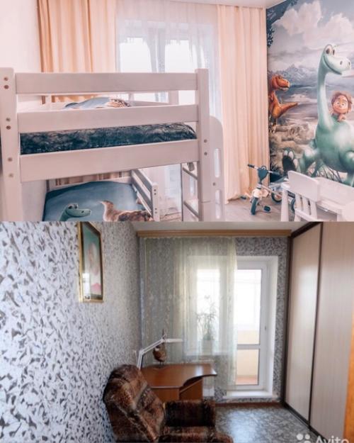 Пока что две комнаты: для игр и спальня, в будущем мы разделим каждому по комнате. 02