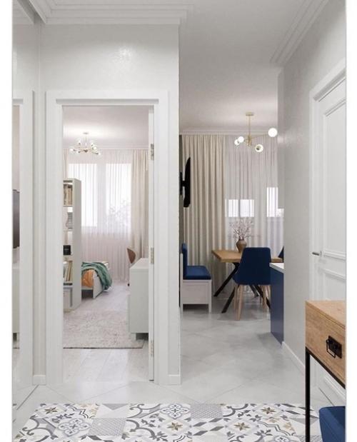 Дизайн - проект квартиры в едином стиле. 06