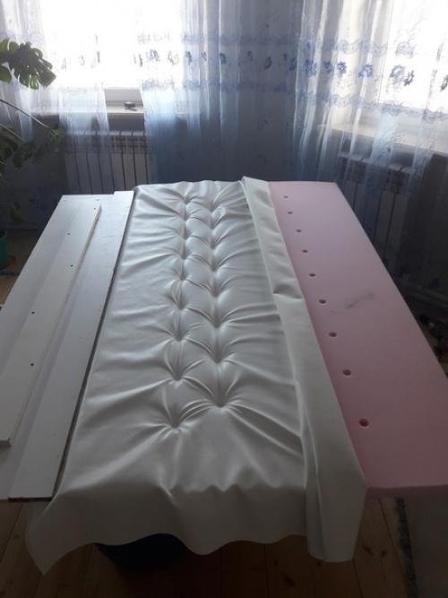 Изголовье для кровати руками нашего подписчика. 03