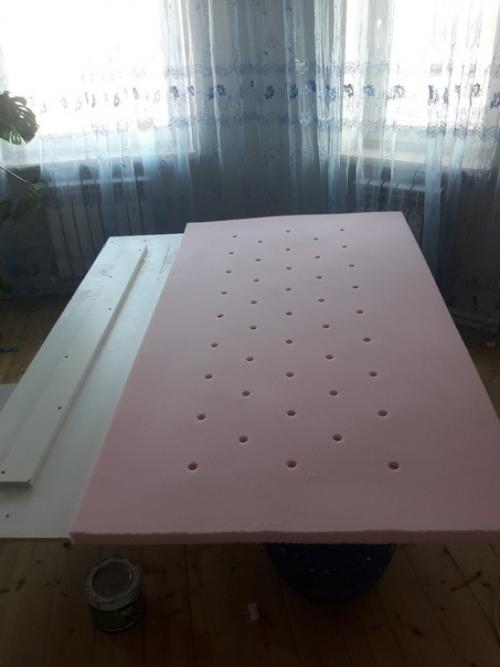 Изголовье для кровати руками нашего подписчика. 01