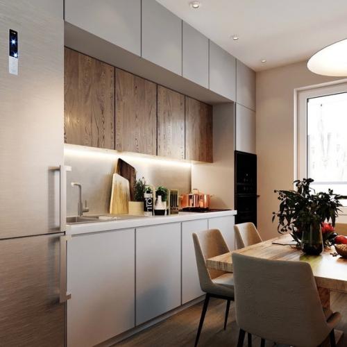 Однокомнатная квартира с зонированием. 01