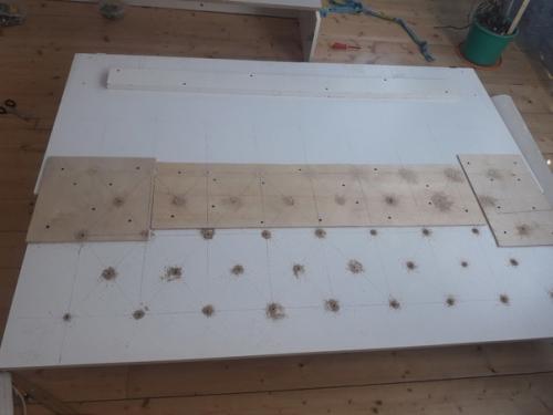 Изголовье для кровати руками нашего подписчика.