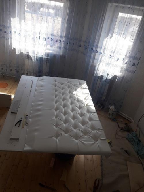 Изголовье для кровати руками нашего подписчика. 05