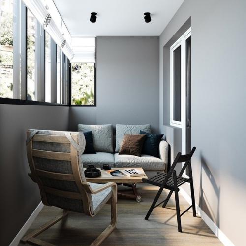 Однокомнатная квартира с зонированием. 06