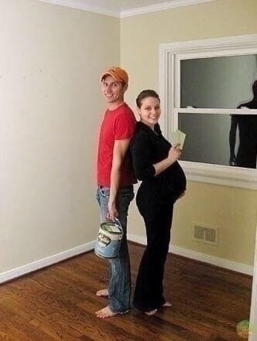 Как здорово преобразили комнату для будущего ребенка. 
