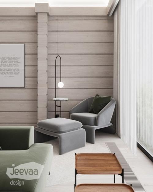 Кабинет в частном доме. 09