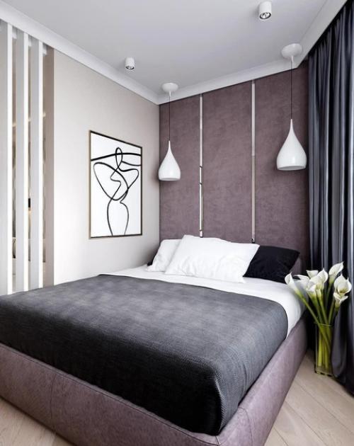 Один из вариантов зонирования в однушке. 04