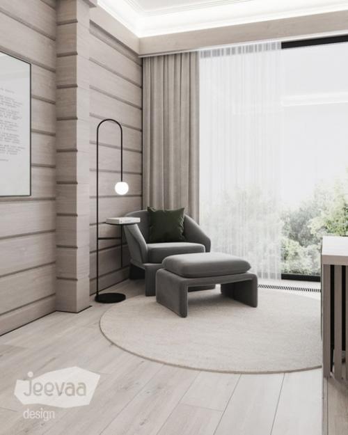 Кабинет в частном доме. 02