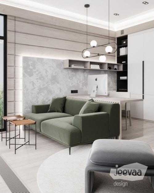 Кабинет в частном доме.