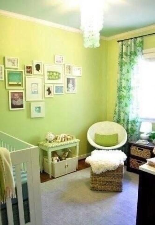 Как здорово преобразили комнату для будущего ребенка. 03