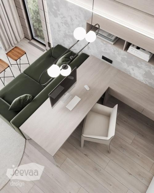 Кабинет в частном доме. 01