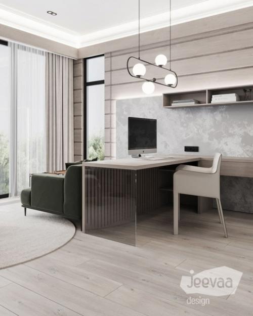 Кабинет в частном доме. 06