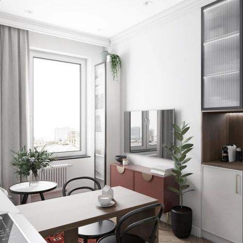 Отличная планировка кухни - гостиной.