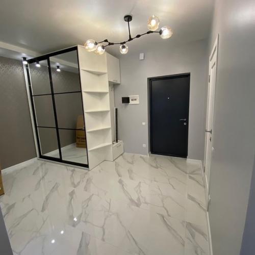 Потрясающий интерьер в сером цвете. 06