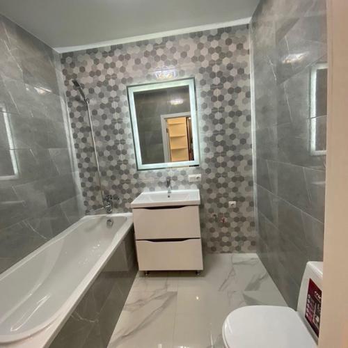 Потрясающий интерьер в сером цвете. 05