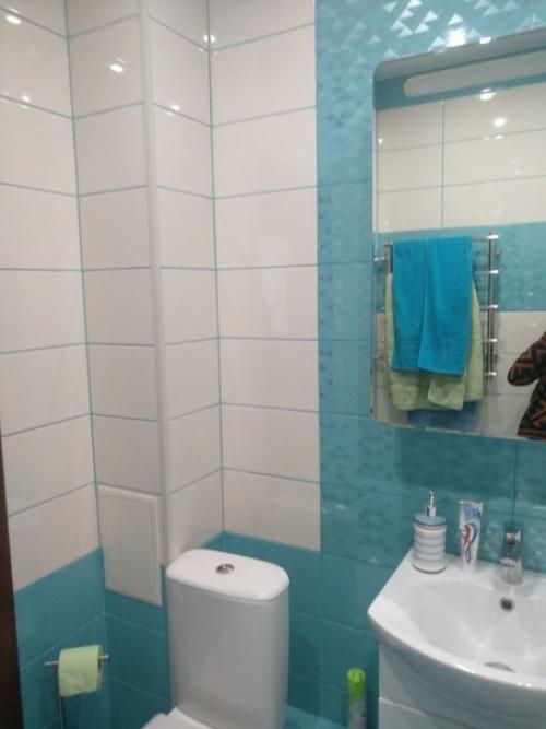 Вот такой санузел у нашей подписчицы получился. 02