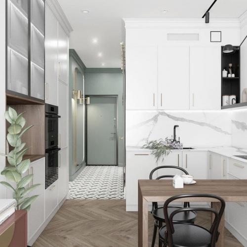 Отличная планировка кухни - гостиной. 08