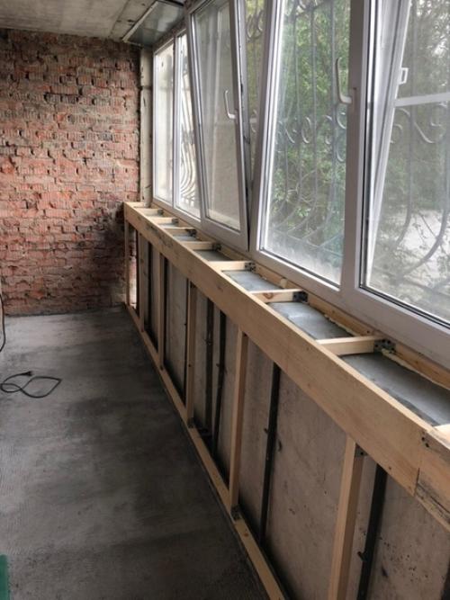 Сделал ремонт на балконе, от а до я всё своими силами. 01