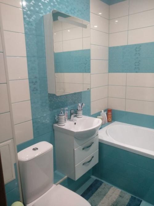 Вот такой санузел у нашей подписчицы получился.