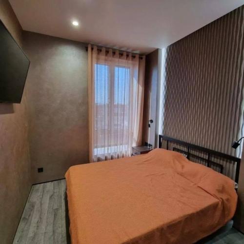 А вот и вариант планировки в однокомнатной квартире со свободной планировкой. 05