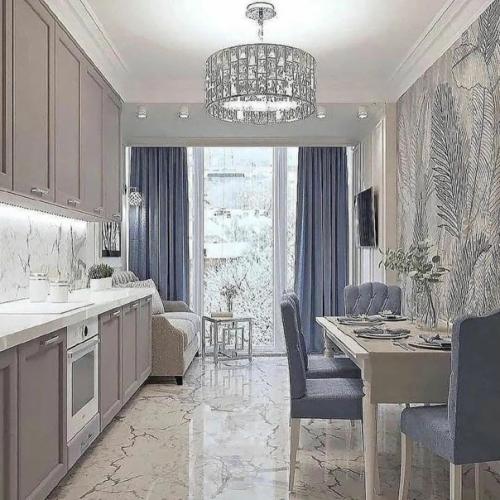 Лишь в том случае, если у вас кухня имеет похожее расположение. 08