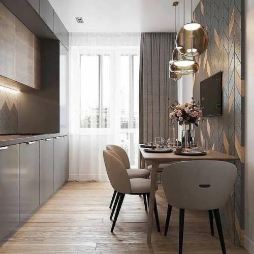 Лишь в том случае, если у вас кухня имеет похожее расположение. 06