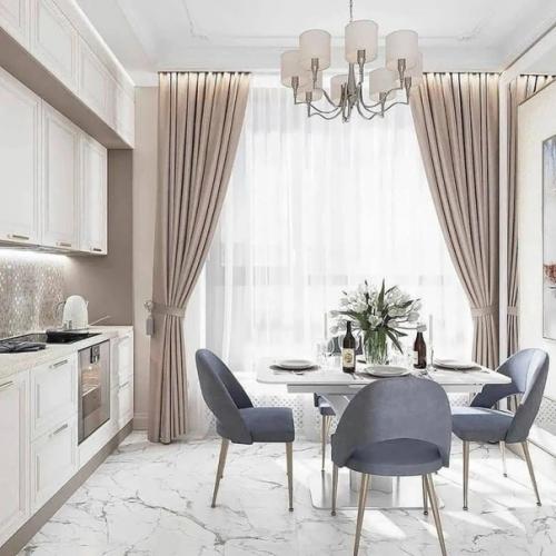 Лишь в том случае, если у вас кухня имеет похожее расположение. 04