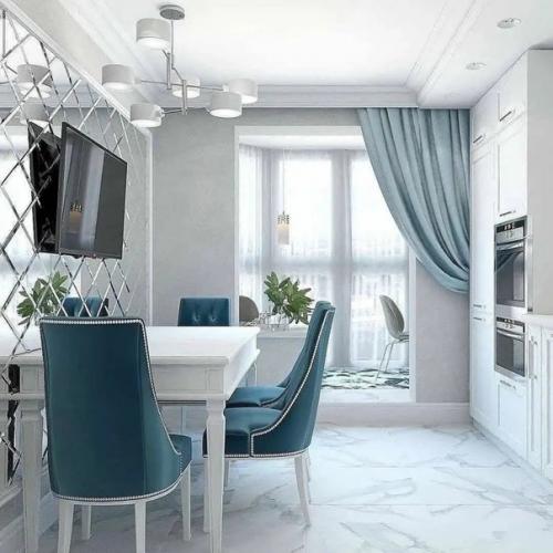 Лишь в том случае, если у вас кухня имеет похожее расположение. 03