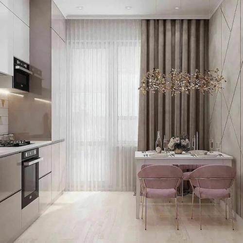 Лишь в том случае, если у вас кухня имеет похожее расположение. 01