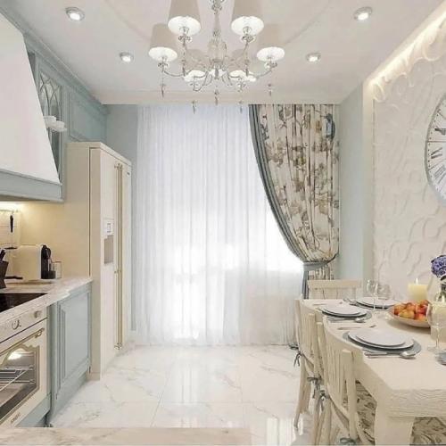 Лишь в том случае, если у вас кухня имеет похожее расположение. 07