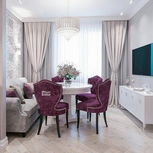 Восхитительный дизайн кухни - гостиной. 05