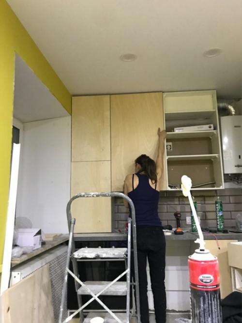 Ну представляете, такую кухню собрала девчонка своими руками. 07