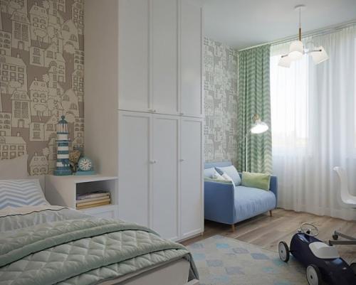 Отличный проект трешки + планировка. 08