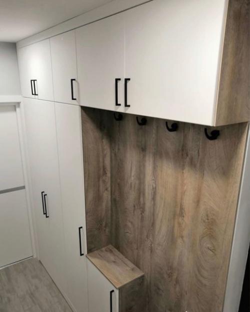 Обустройство прихожей. Кажется, это и есть идеальный вариант мебели для прихожей.