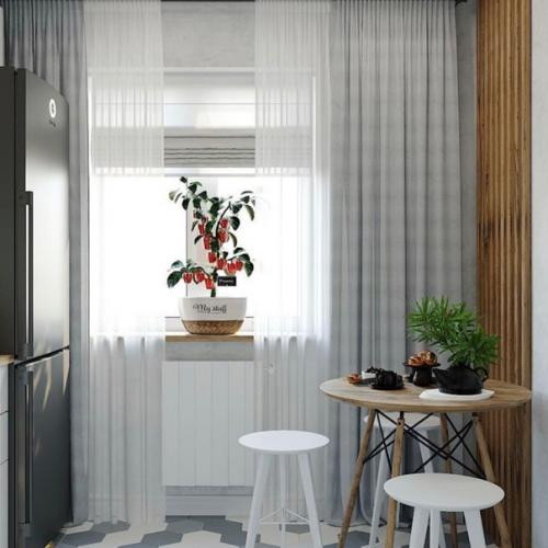 Какая уютная кухонька получилась. 01