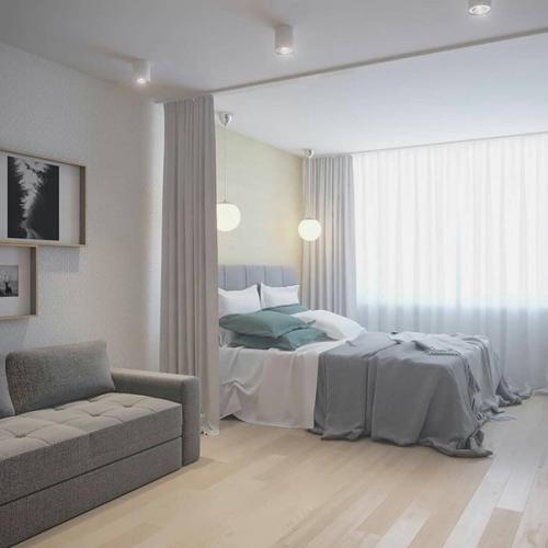 Какие бывают решения для однокомнатной квартиры.