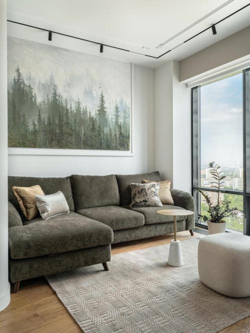 Натуральность и графика: как оформить интерьер без помпезности. 02