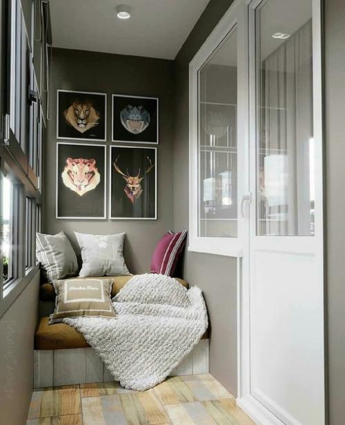 Как обустроить уютный балкон. 07