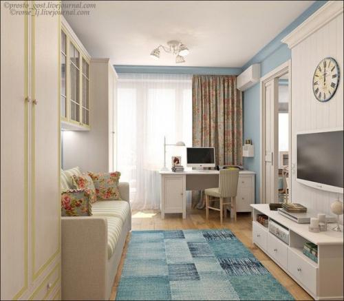 Дизайн - проект однокомнатной квартиры.