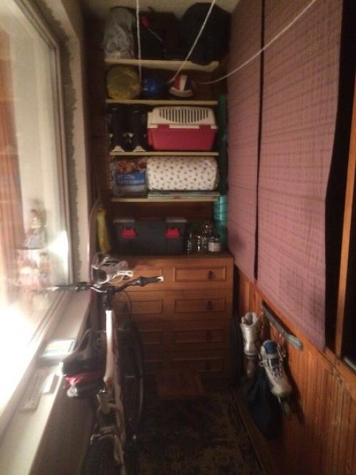 Ремонт на балконе.