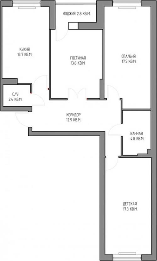 Как вам такой проект на семью с peбeнком рассчитан. 08