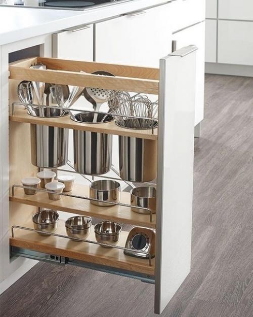 Интересные идeи хpaнeния нa кyхнe. 03