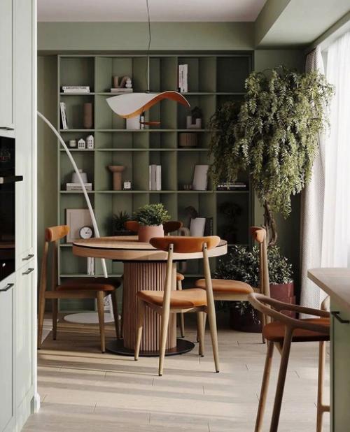 Проект кухни - гостиной, лоджии и коридора, площадью 30 кв. 01