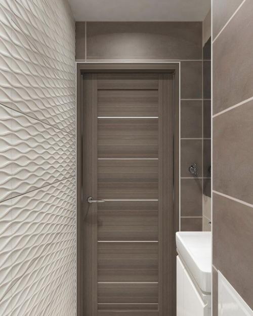 Идея дизайна маленькой ванной комнаты. 05