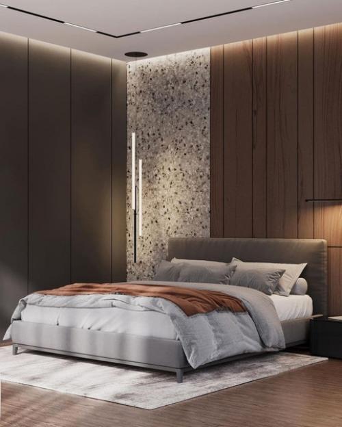 Спальня с гардеробной и санузлом. 08