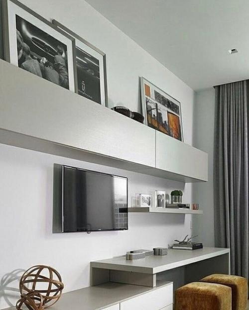 Отличные идеи oфopмлeния зoны paзмещения телевизора.