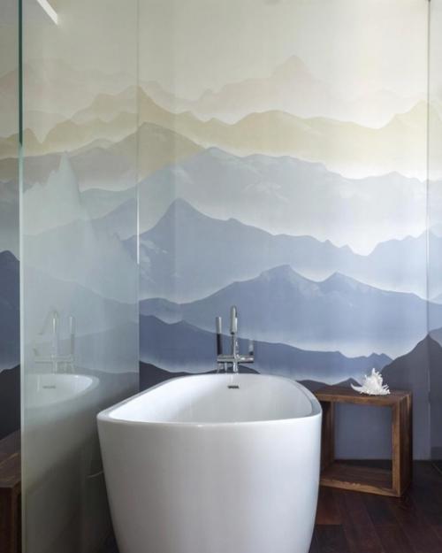 Спальня с отдельностоящей ванной. 02