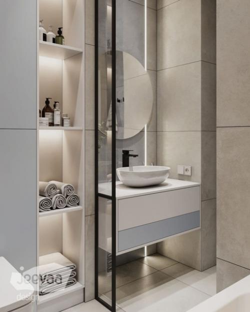 Дизайн - проект санузла. 01