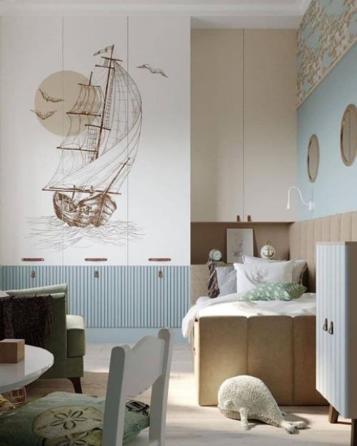 Детская для юного любителя морей.