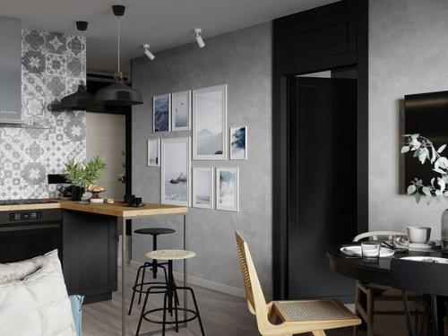 Дизайн однокомнатной квартиры. 03